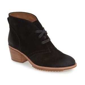Caslon Suede Lace Up Ankle Booties sz 38/8